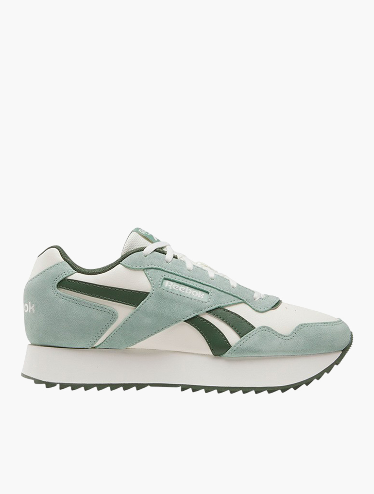 MyRunway | Shop Reebok Chalk & Hybrid Green Glide Ripple Double
