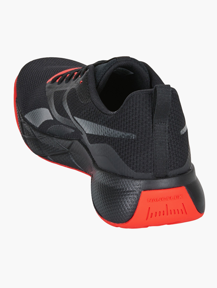 MyRunway | Shop Reebok Black & Red Energy NFX Trainers for Men