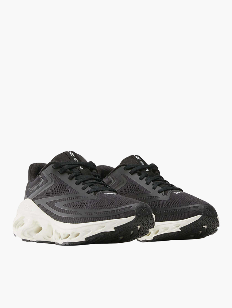 MyRunway | Shop Reebok Black & Chalk White Fuel Flex Running Shoes
