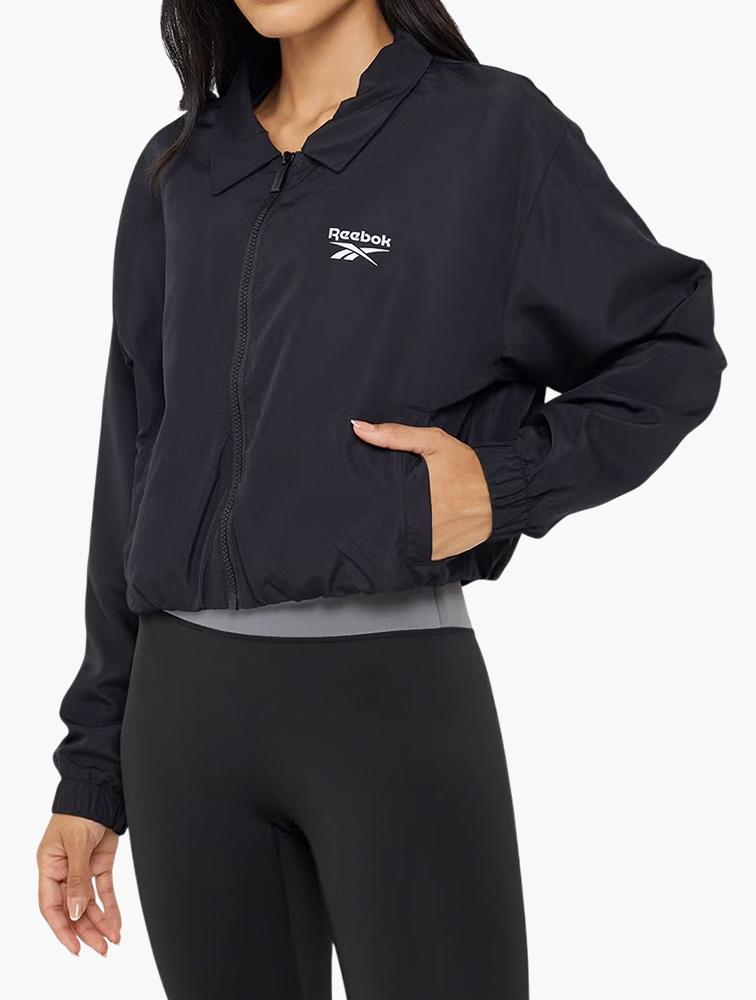 O.ria　レディース　BLK M ROXY ロキシー ジャケット レディース シンプル ワンポイント ロゴ