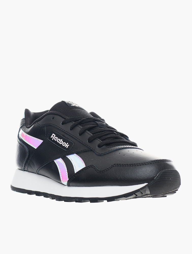 reebok black and silver