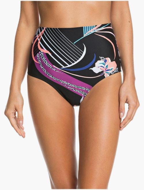Roxy Women's Pop Surf Mini Bikini Bottom - Xtra Life Lycra, UPF Fabric, Surfer Fit, Small Coverage - View #5
