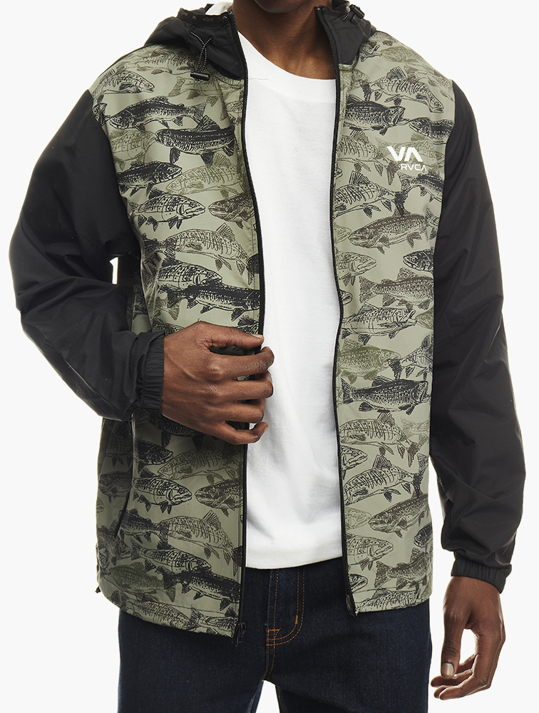 Shop RVCA Camo Ben Horton Outsider Anorak Jacket MyRunway