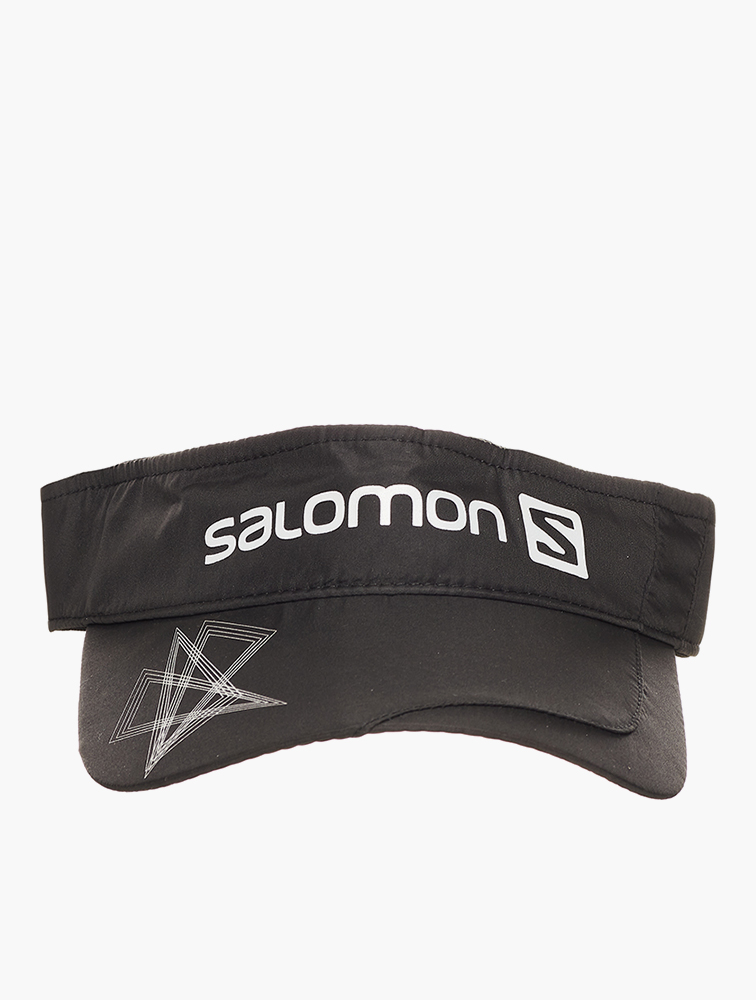 MyRunway Shop Salomon Black Trail Visor Cap for Women Men from