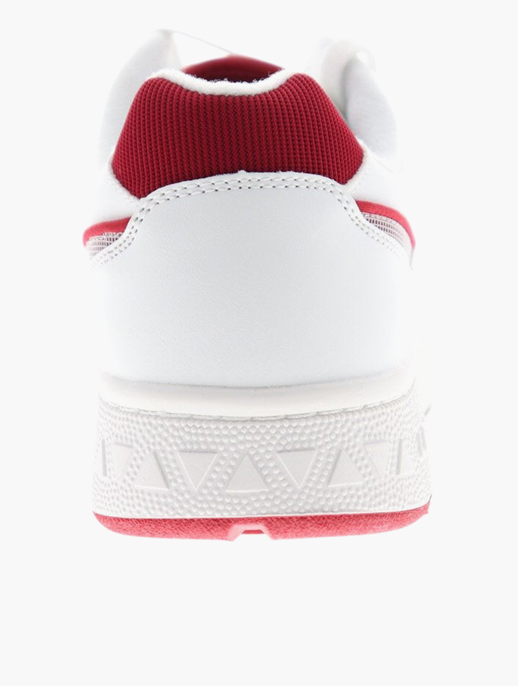 MyRunway | Shop Skechers White & Red LA Gear Sneakers for Men from