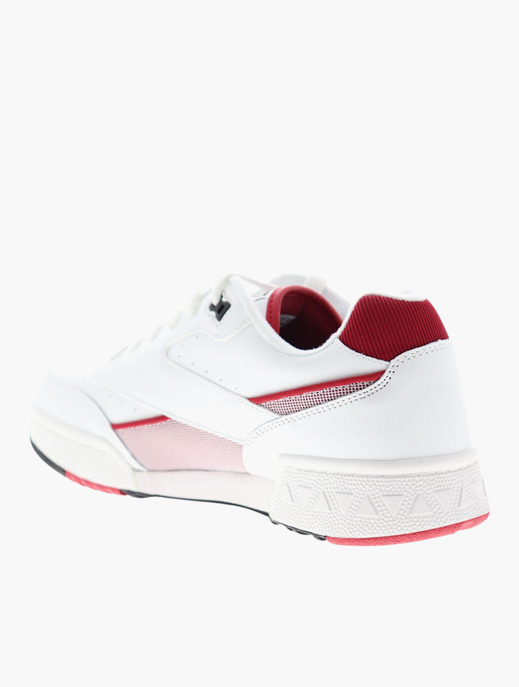 MyRunway | Shop Skechers White & Red LA Gear Sneakers for Men from