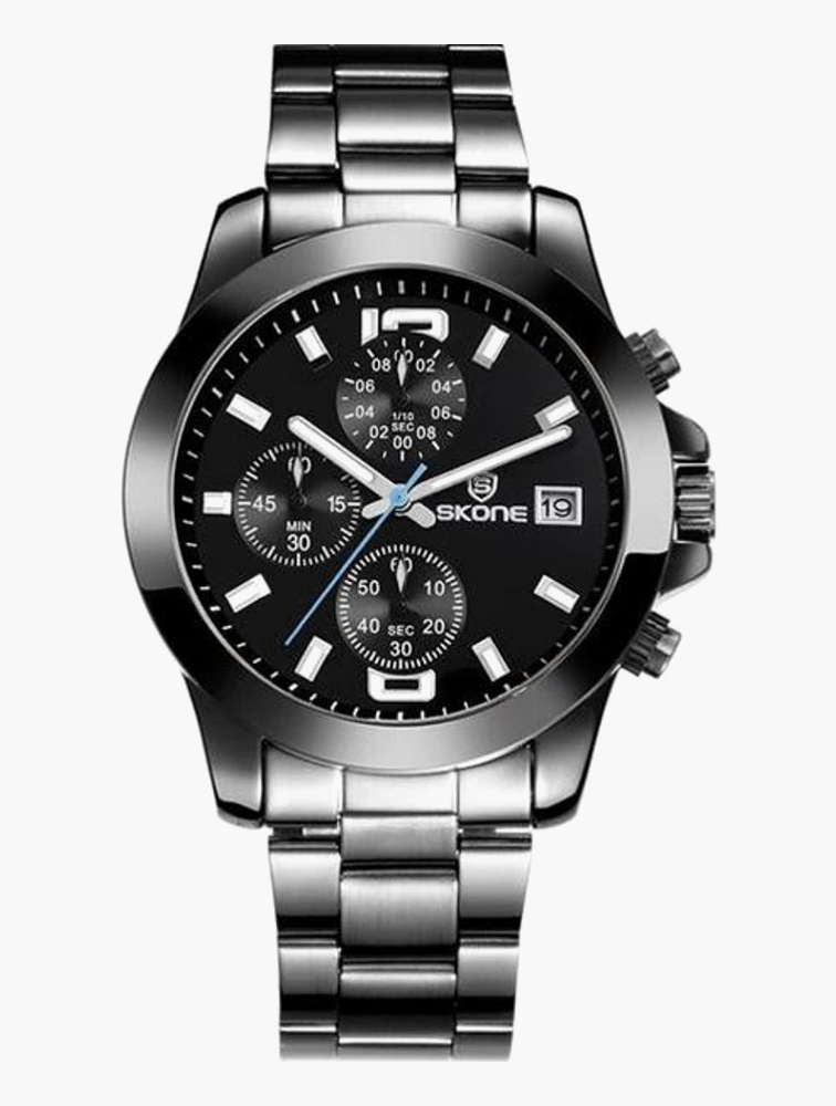 MyRunway Shop Skone Black Silver Steel Knightsbridge Chrono