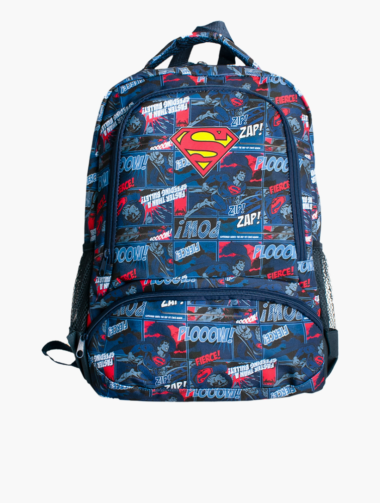 Superman Rucksack – 41x31x15 Cm, Buntes Design, One Size Für Schule, Sport & Reisen