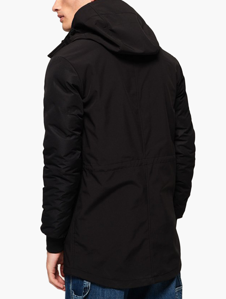 Jet Black Edit Commuter Mix Parka