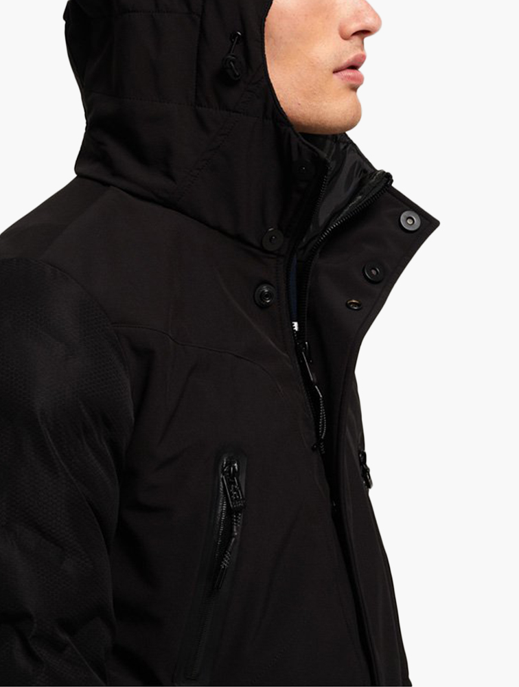 Jet Black Edit Commuter Mix Parka