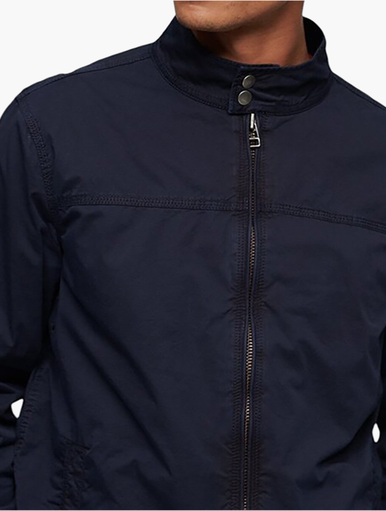 MyRunway | Shop Superdry Eclipse Navy Classic Harrington Jacket