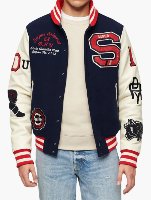 極美品　ADEAM　Varsity Jacket　42595　ネイビー　S Screenshot2024-10-07225840.png