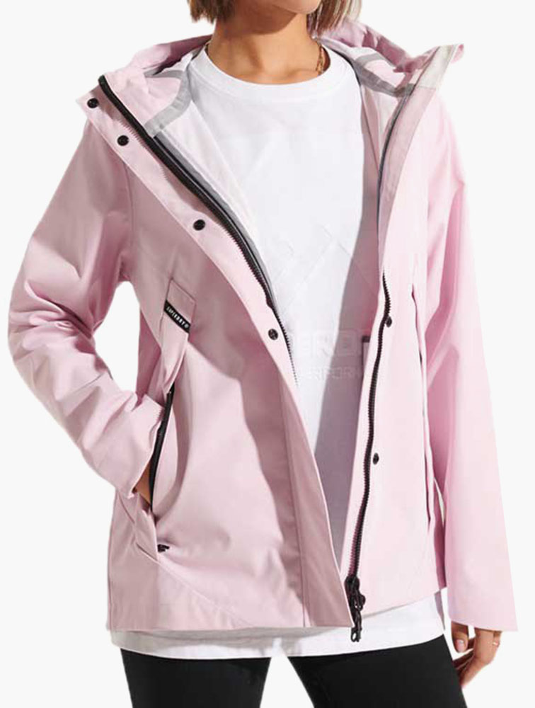 MyRunway Shop Superdry Montauk Blush Hooded Windbreaker for