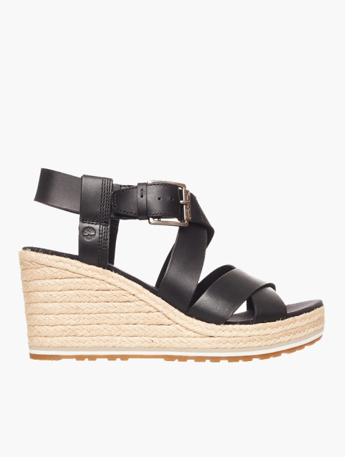 MyRunway Shop Timberland Black Nice Coast Cross Strap Wedge