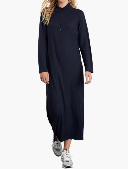 Trendyol Midi Ruffle Hem Regular Dress, Vestido, Azul, 34 EU
