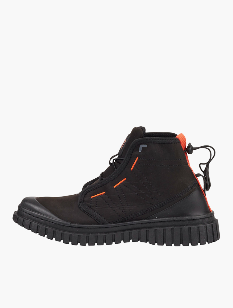 MyRunway | Shop Urbanart Black Renegade 6 Lycra Lace Up Boots for