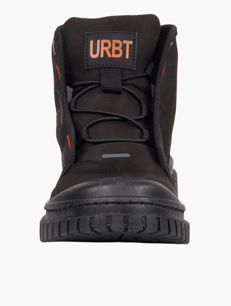 MyRunway | Shop Urbanart Black Renegade 6 Lycra Lace Up Boots for