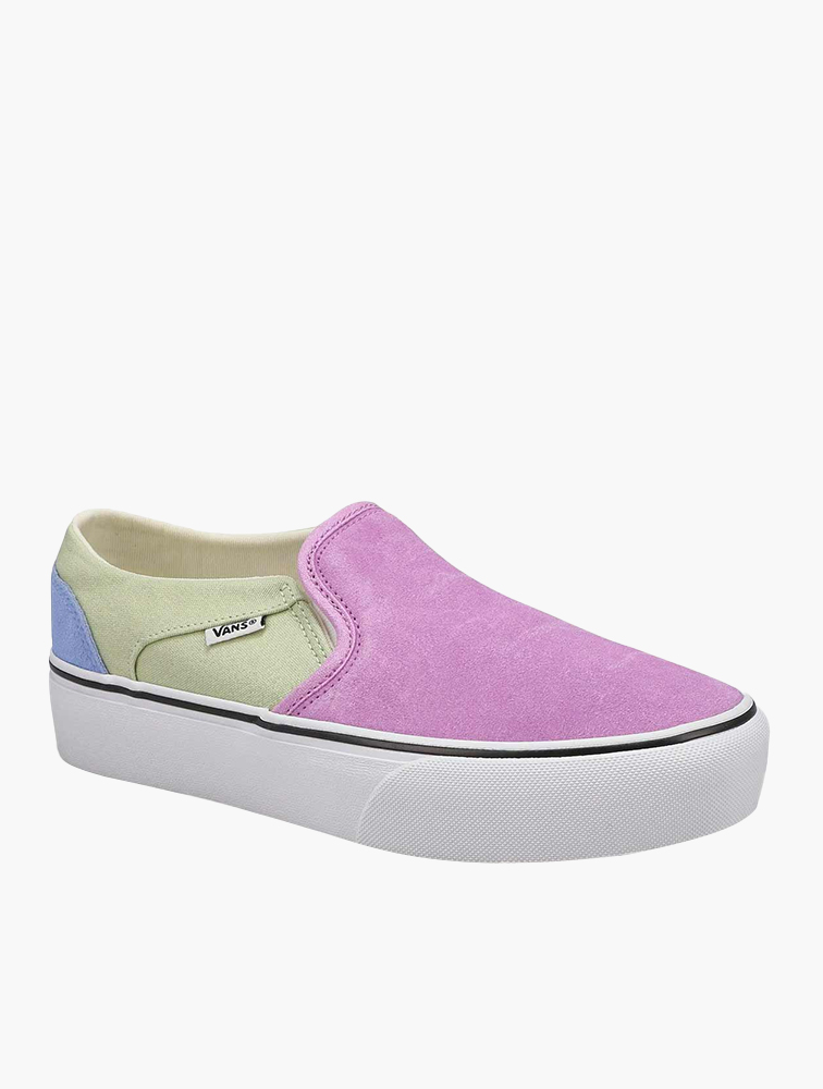 Asher Platform Vans Asher Womens Pink Vans Asher Platform Slip On