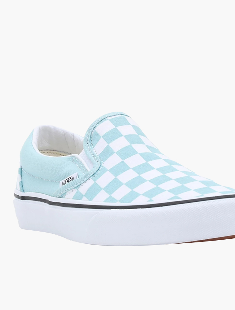Slip Ons Baby Vans Checkered Vans Slip Ons Checkerboard Baby Blue
