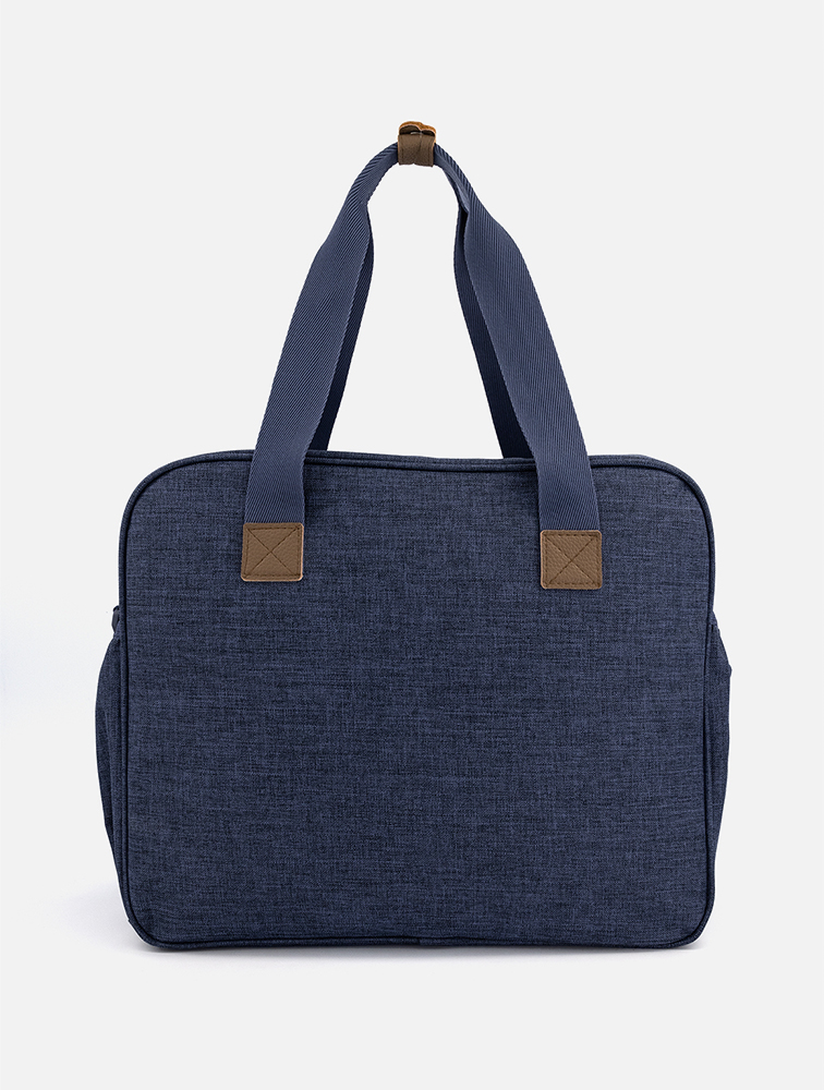 Shop Wooliesbabes Indigo Denim Bowler Nappy Bag MyRunway