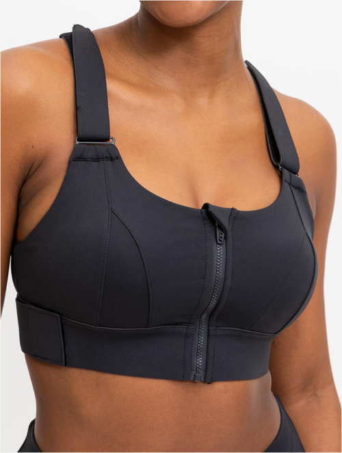 MyRunway | Shop Edition Black High Impact Zipped Crossover Back