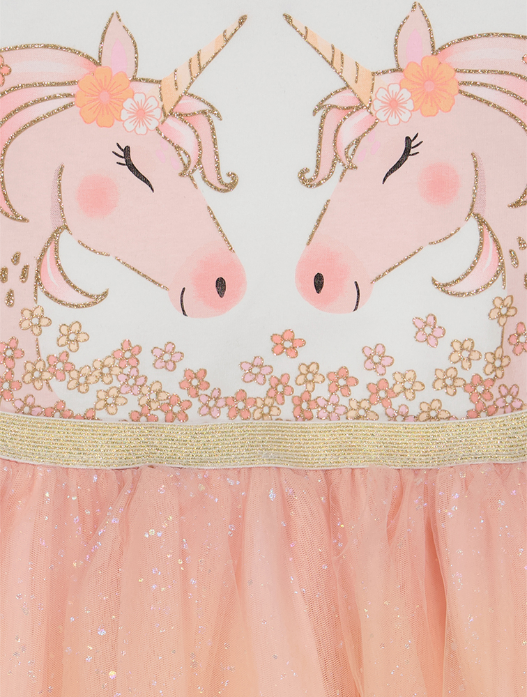 MyRunway Shop Woolworths Coral Unicorn Party Dress for Kids from