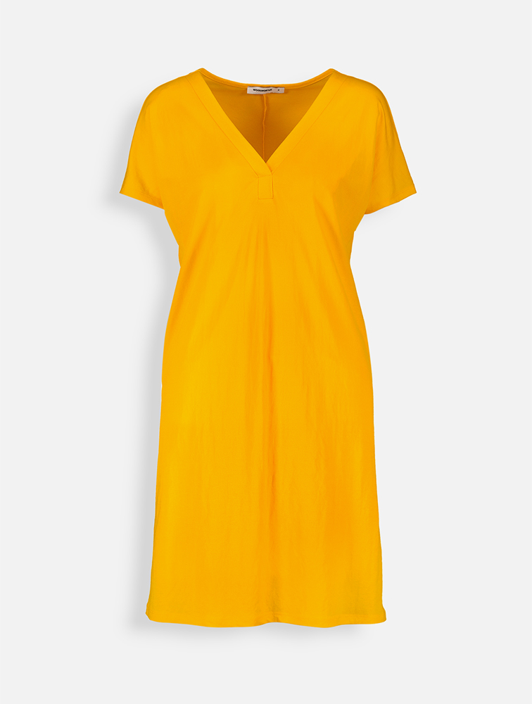 MyRunway | Shop Woolworths Yellow V-neck Viscose T-shirt