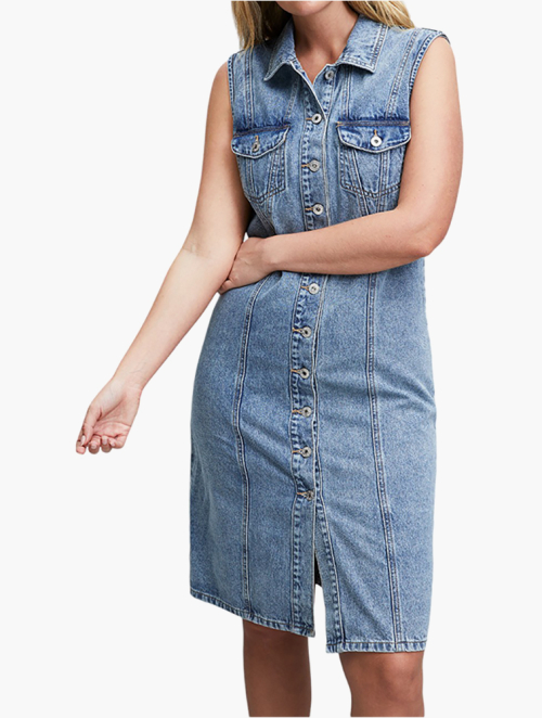 woolworths denim dresses NEW* Woolworths blue denim dress 9Y Nearly New Kids