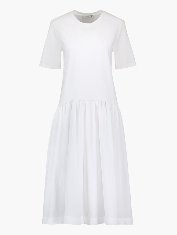 knee length dresses for ladies Hallie Floral Cross Strap Dress- Bebe I Casual Collections main image 1