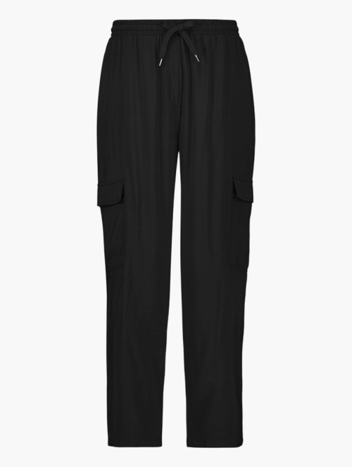 MyRunway | Shop Woolworths Black Adjustable Cotton Utility Cargo