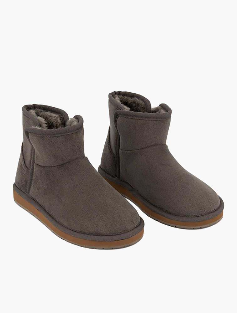 MyRunway | Shop Woolworths Charcoal Comfort Slipper Boots for