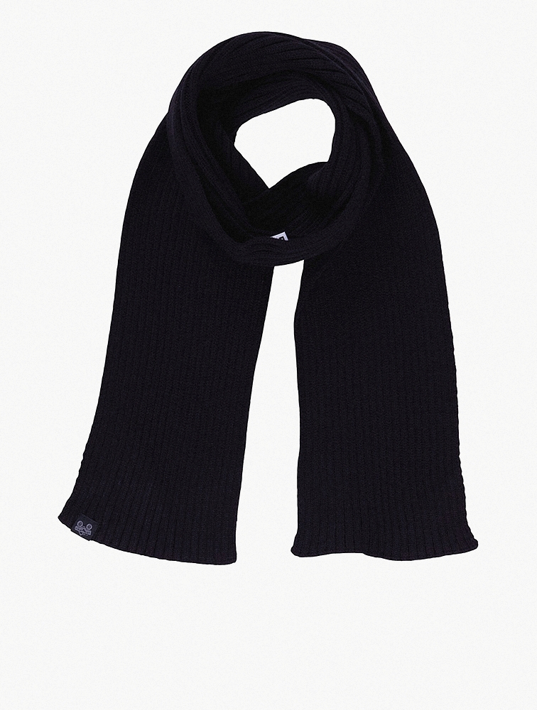MyRunway | Shop Woolworths Black Ribbed Scarf for Kids from