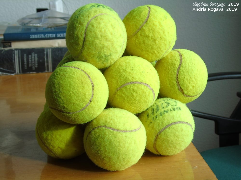 16 tennisballen structuur