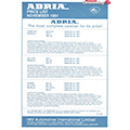 1982 Adria Price List