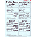 1983 Bailey Price List
