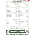 1985 Avondale Price List
