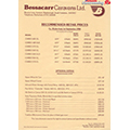 1987 Bessacarr Price List