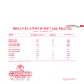 1989 Coachman Price List