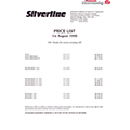 1991 Silverline Price List
