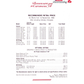 1994 Bessacarr Price List