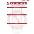 1996 Sterling Price List