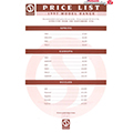 1997 Sterling Price List