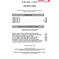 1998 Bessacarr Price List