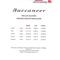 1999 Buccaneer Price List