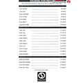 1999 Sterling Price List