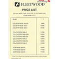 2001 Fleetwood Price List