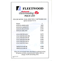 2002 Fleetwood PriceList