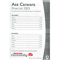 2003 Ace Caravan Price List