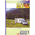 2003 Adria Brochure