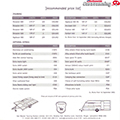2003 Vanmaster Price List